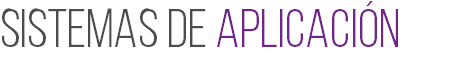 SISTEMAS DE APLICACIón